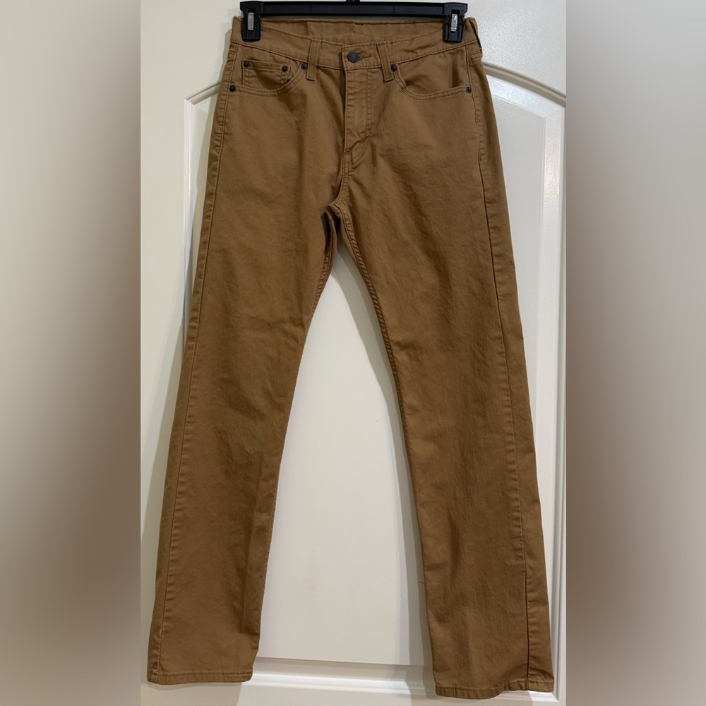 Levi's Men's Tan Straight Jeans 505 Size 29/32